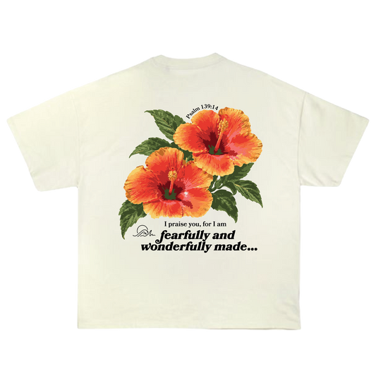 Psalm 139:14 Hibiscus T-shirt