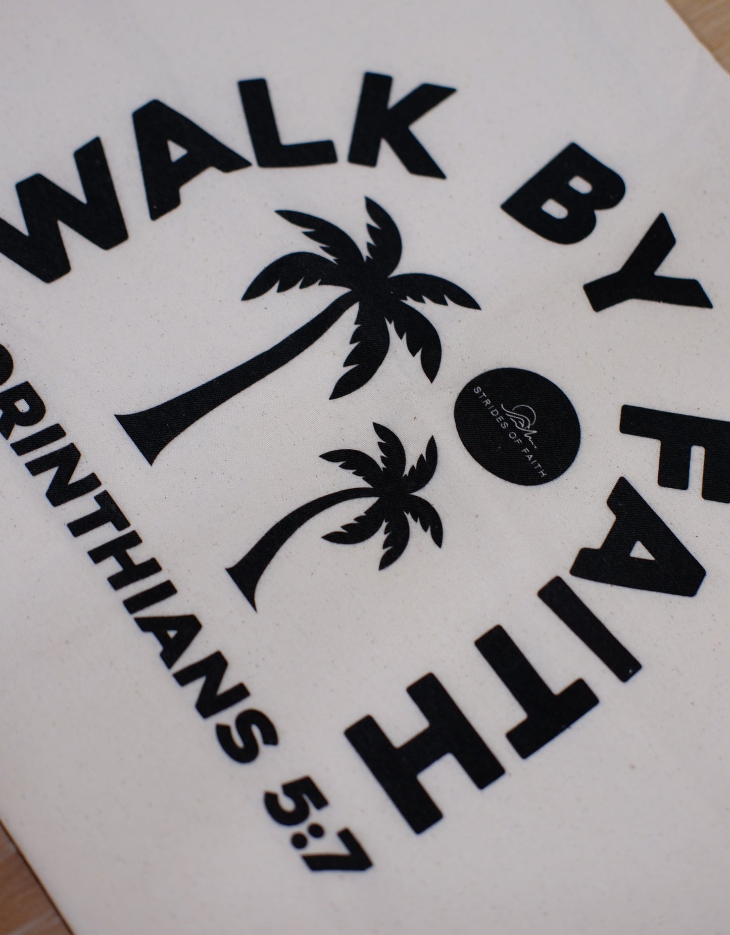 Walk By Faith Tote Bag