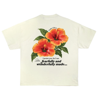 Psalm 139:14 Hibiscus T-shirt