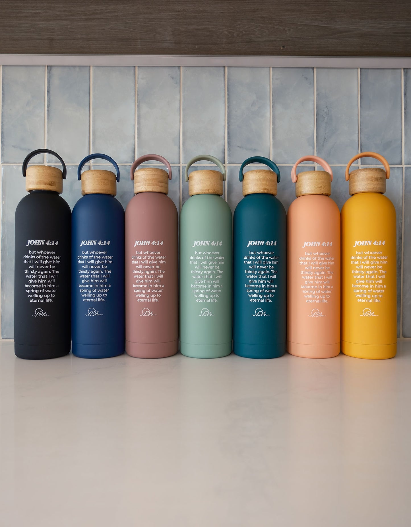 JOHN 4:14 WATER BOTTLES - 25.4oz