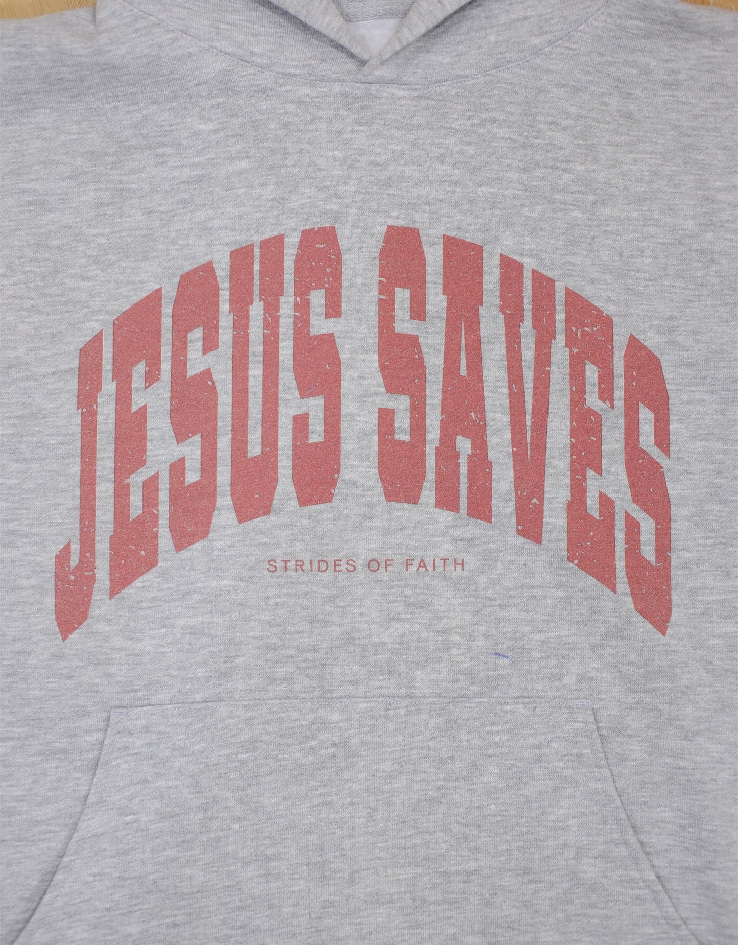 Jesus Saves Hoodie - Vintage Maroon