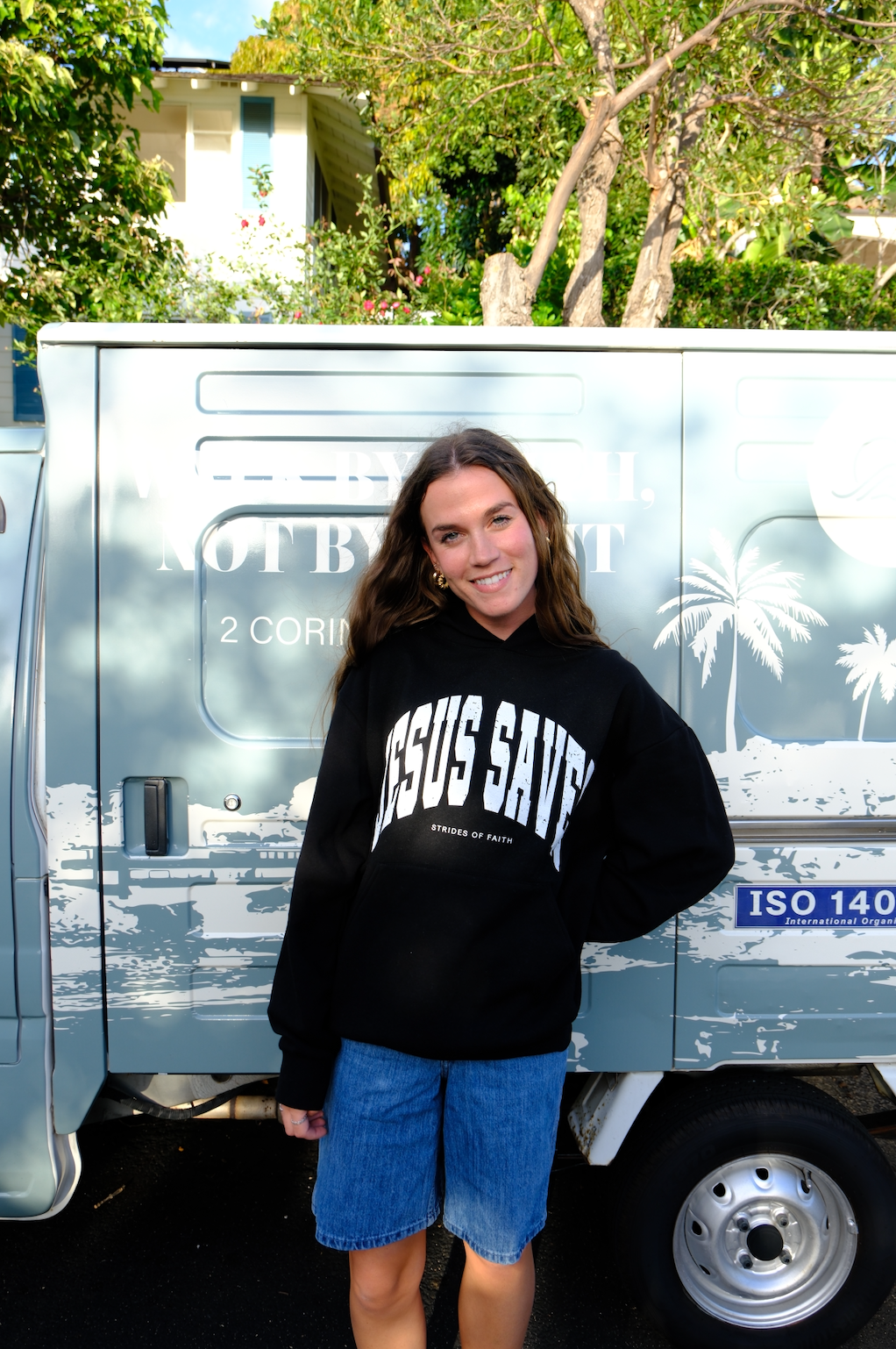 Jesus Saves Hoodie - Black