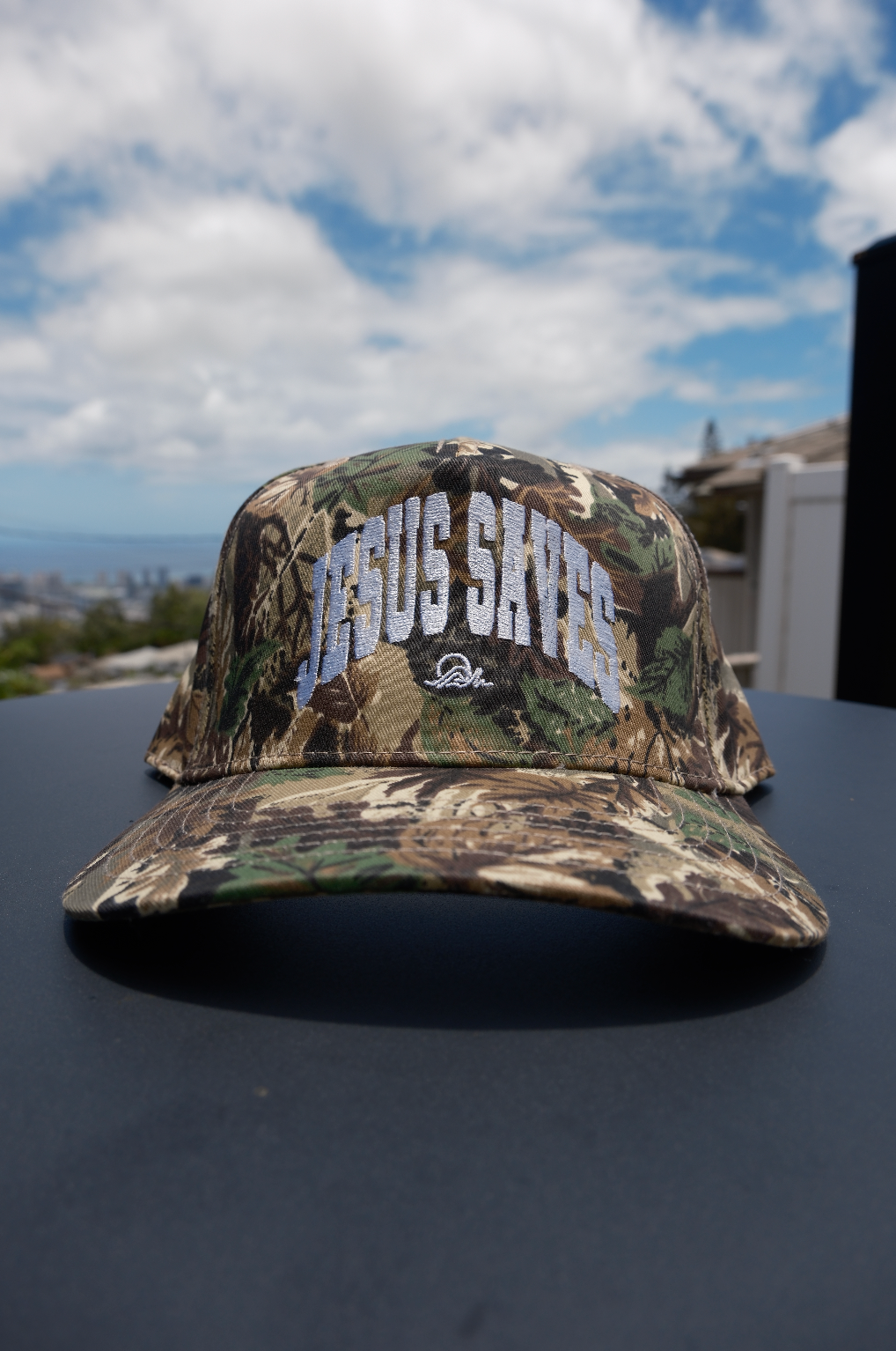 Jesus Saves Camo Hat