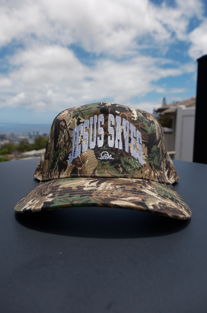 Jesus Saves Camo Hat
