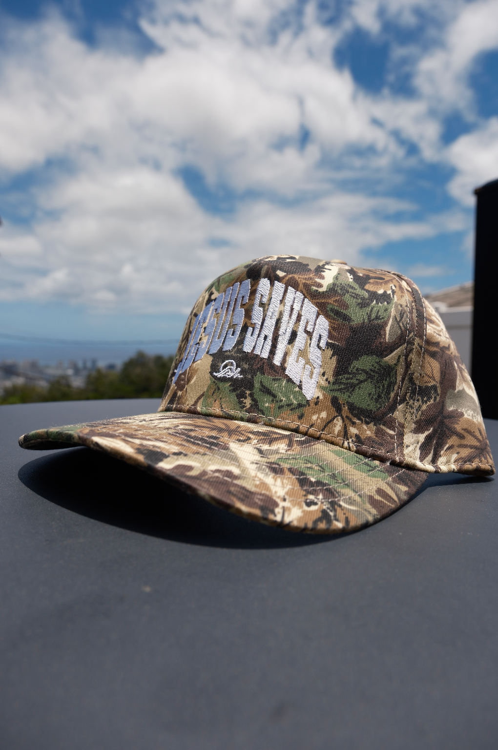 Jesus Saves Camo Hat