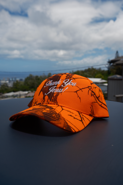 Thank You Jesus Camo Hat