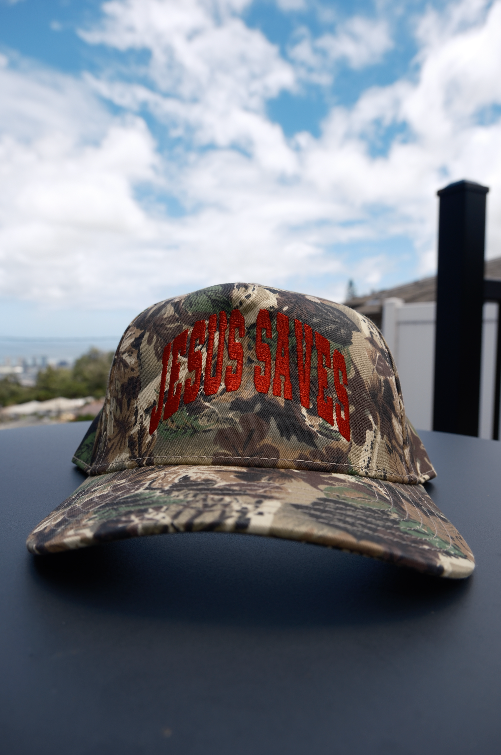 Jesus Saves Camo Hat