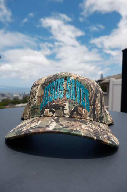 Jesus Saves Camo Hat