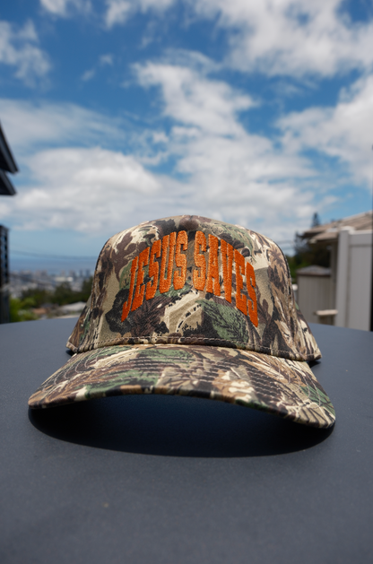 Jesus Saves Camo Hat
