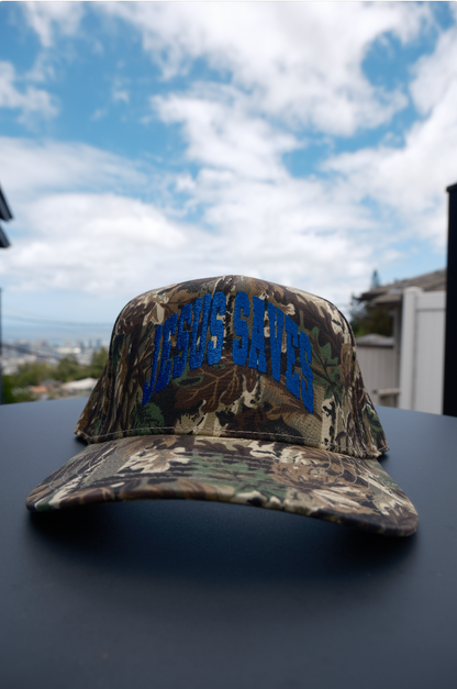 Jesus Saves Camo Hat