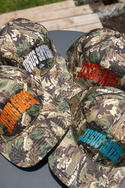 Jesus Saves Camo Hat
