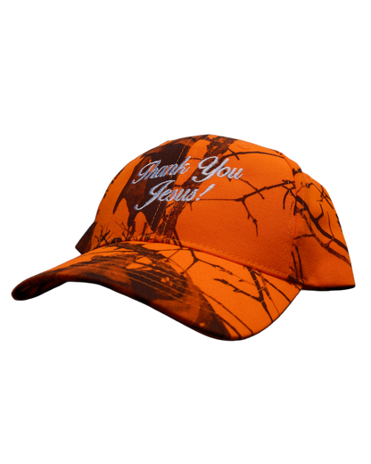 Thank You Jesus Camo Hat