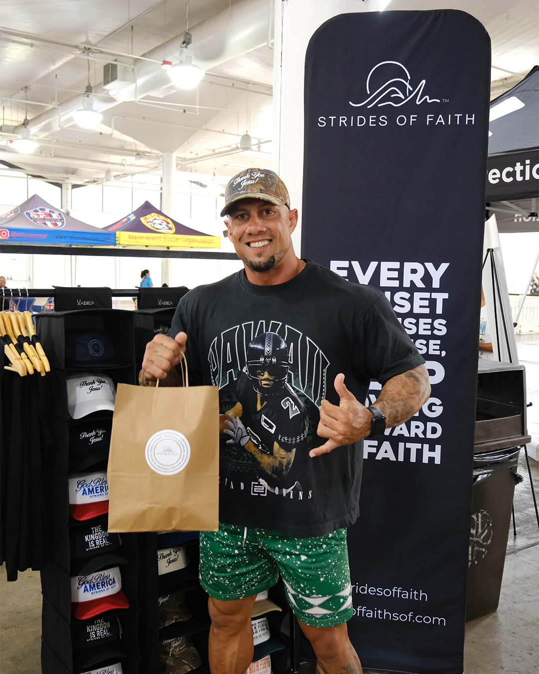 Thank You Jesus Camo Hat